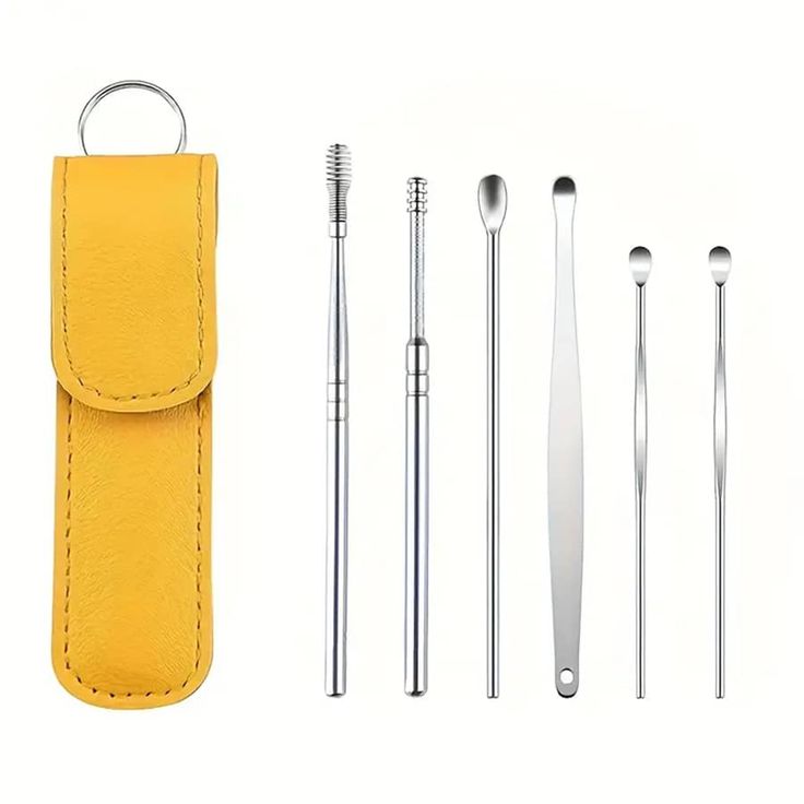 6PCS Stainless Steel Ear Pick Cleaning Tools
